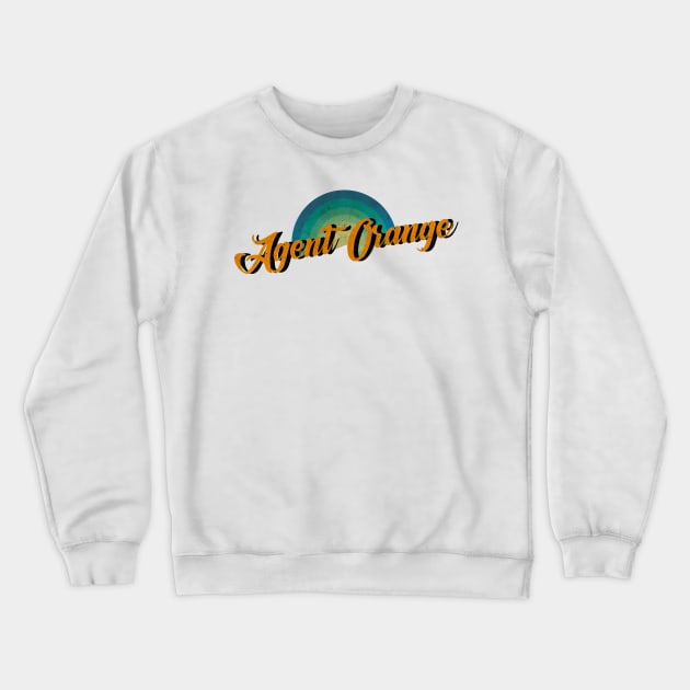 vintage retro Agent Orange Crewneck Sweatshirt by BerduaPodcast